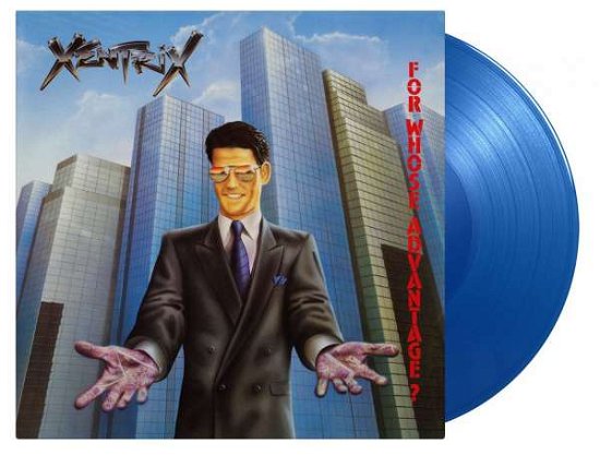 Cover for Xentrix · For Whose Advantage? (Ltd. Translucent Blue Vinyl) (LP) [Coloured edition] (2021)