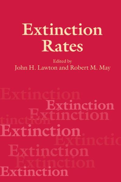 Cover for May Lawton · Extinction Rates (Paperback Book) (1995)