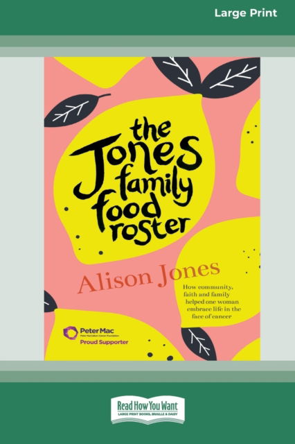 Cover for Alison Jones · The Jones Family Food Roster (Paperback Book) (2019)