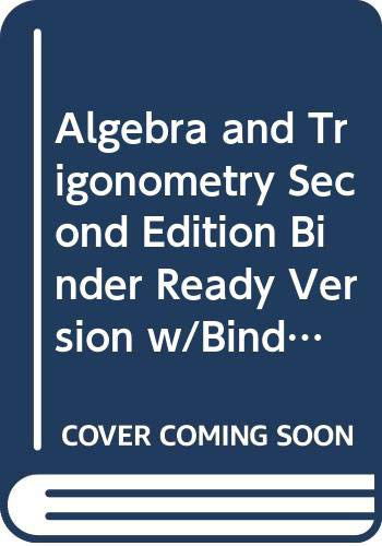 Cover for Cynthia Y. Young · Algebra and Trigonometry Second Edition Binder Ready Version w/Binder Set (Spiral Book) (2008)