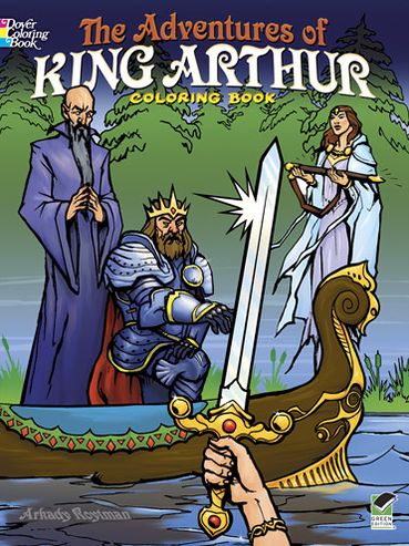 Cover for Arkady Roytman · The Adventures of King Arthur Coloring Book (Paperback Book) (2013)