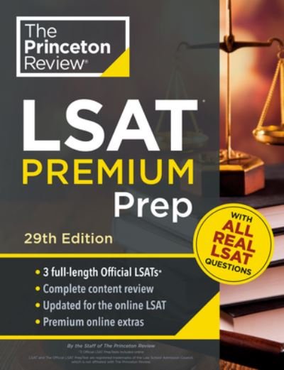 Cover for Princeton Review · Princeton Review LSAT Premium Prep - Graduate School Test Preparation (Paperback Book) [29 Revised edition] (2022)