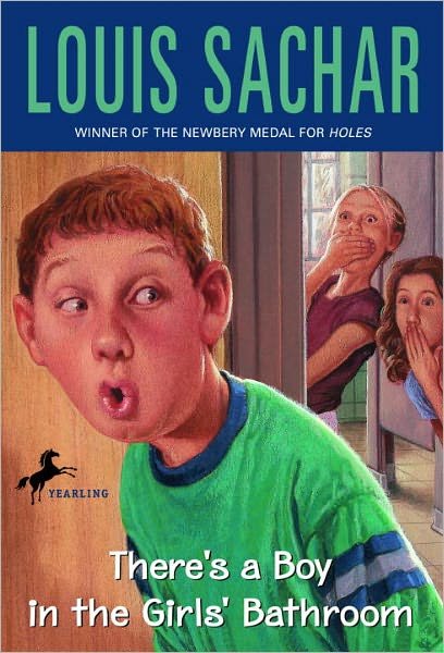 Cover for Louis Sachar · There's a Boy in the Girls' Bathroom (Gebundenes Buch) [Turtleback School &amp; Library Binding edition] (1988)