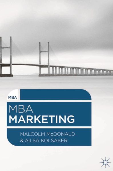 Cover for Malcolm McDonald · MBA Marketing (Book) (2013)