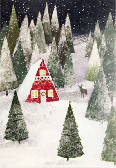 Cover for Peter Pauper Press Inc. · Snowy Evening Small Boxed Holiday Cards (Cards) (2022)