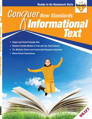 Cover for Newmark Learning · Conquer New Standards Informational Text (Grade 3) Workbook (Paperback Book) (2019)