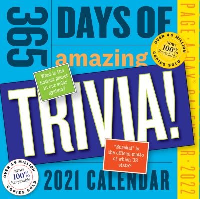 Cover for Workman Publishing · 2022 365 Days of Amazing Trivia! Page-A-Day Calendar (Kalender) (2021)