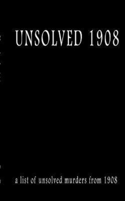 Cover for Pat Finn · Unsolved 1908 (Pocketbok) (2016)