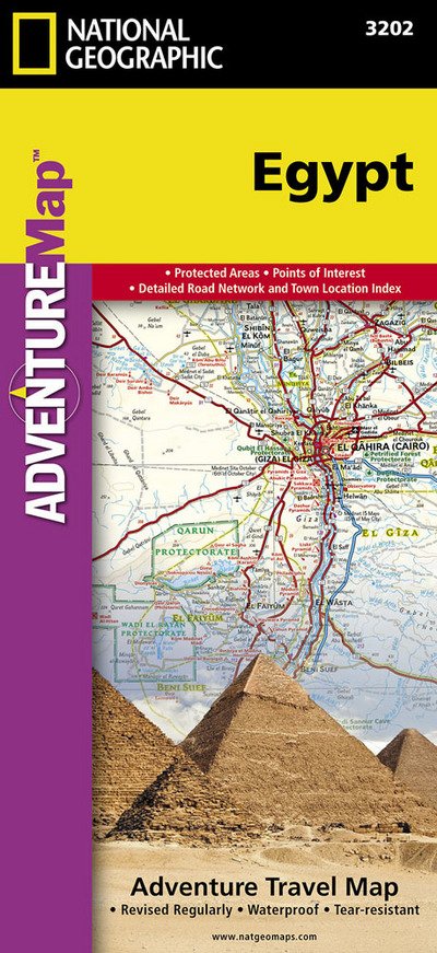 Egypt: Travel Maps International Adventure Map - National Geographic Maps - Books - National Geographic Maps - 9781566955294 - 2019
