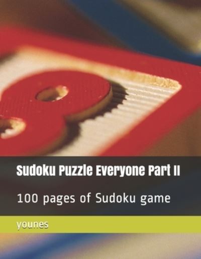 Cover for Younes · Sudoku Puzzle Everyone Part II (Paperback Book) (2019)