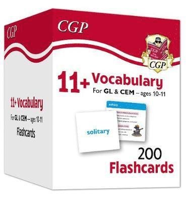 Cover for CGP Books · 11+ Vocabulary Flashcards for Ages 10-11 - Pack 1 - CGP 11+ Ages 10-11 (Hardcover Book) (2020)