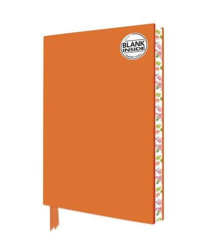 Cover for Flame Tree Studio · Orange Blank Artisan Notebook (Flame Tree Journals) - Blank Artisan Notebooks (Papirvare) (2024)