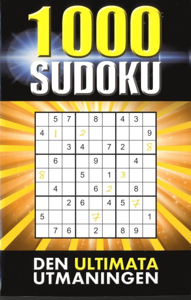 Cover for 1000 Sudoku (Book) (2020)