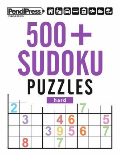 Cover for Sudoku Puzzle Books · 500+ Sudoku Puzzles Hard (Paperback Book) (2017)