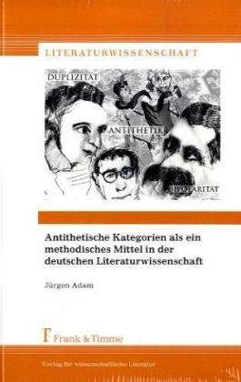 Cover for J. Adam · Antithetische Kategorien (Bok)