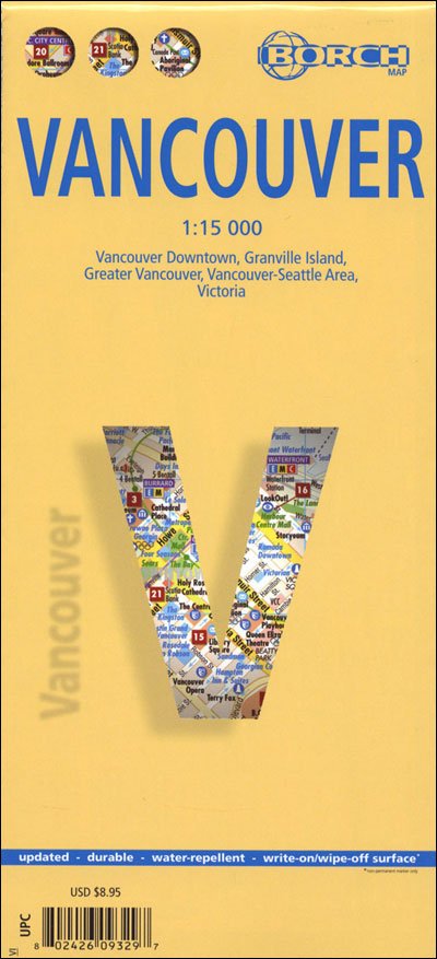 Cover for Collectif · Borch Map. Vancouver (Kort) (2001)