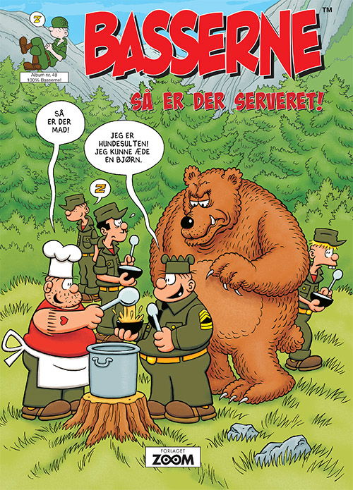 Cover for Mort Walker · Basserne -  Så er der serveret (Hæftet bog) [1. udgave] (2019)