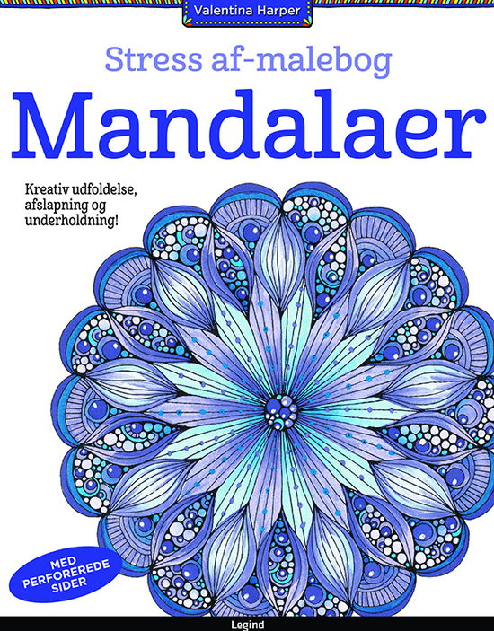 Cover for Valentina Harper · Stress-af: Mandalaer (Paperback Book) (2015)