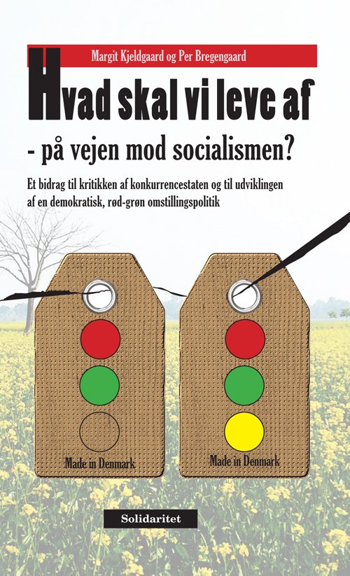 Cover for Margit Kjeldgaard og Per Bregengaard · Hvad skal vi leve af - på vejen mod socialismen? (Paperback Book) [1. wydanie] (2020)