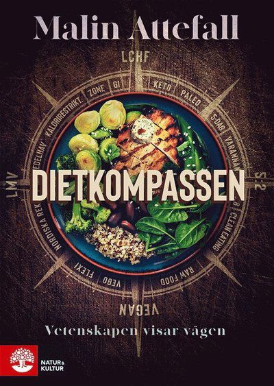 Cover for Malin Attefall · Dietkompassen : vetenskapen visar vägen (Hardcover Book) (2020)