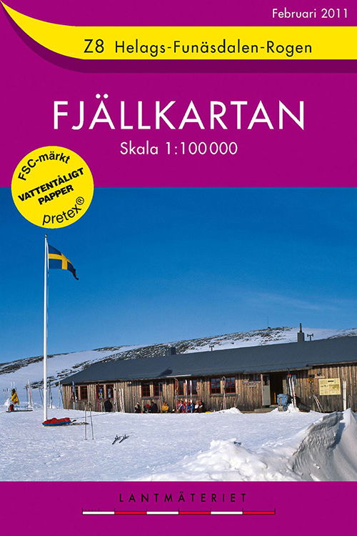 Cover for Lantmäteriet · Fjällkartan Z: Helags - Funäsdalen - Rogen (Hardcover bog) (2011)