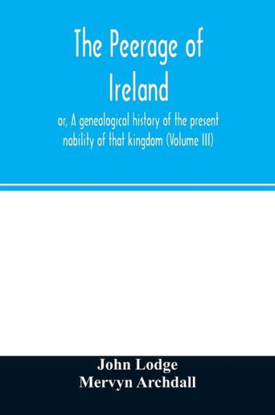 Cover for John Lodge · The peerage of Ireland (Paperback Book) (2020)