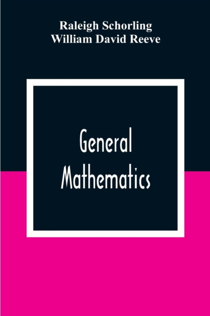 Cover for Raleigh Schorling · General Mathematics (Pocketbok) (2020)