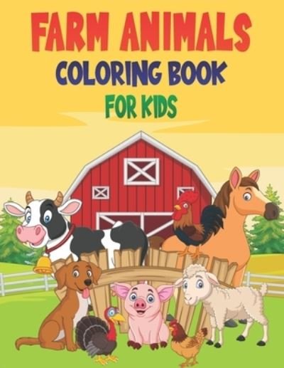Cover for Rr Publications · Farm Animals Coloring Book For Kids (Paperback Bog) (2021)