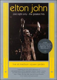 One Night Only - The Greatest Hits - Elton John - Film - UNIVE - 0044006095295 - 