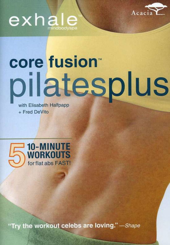 Cover for Exhale: Core Fusion Pilates Plus (DVD) [Widescreen edition] (2012)