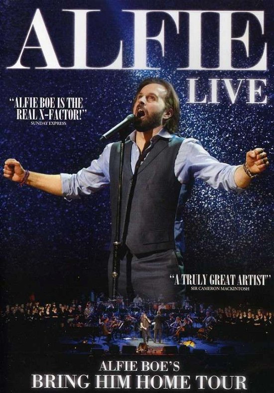 Cover for Alfie Boe · Alfie Live (DVD) (2012)