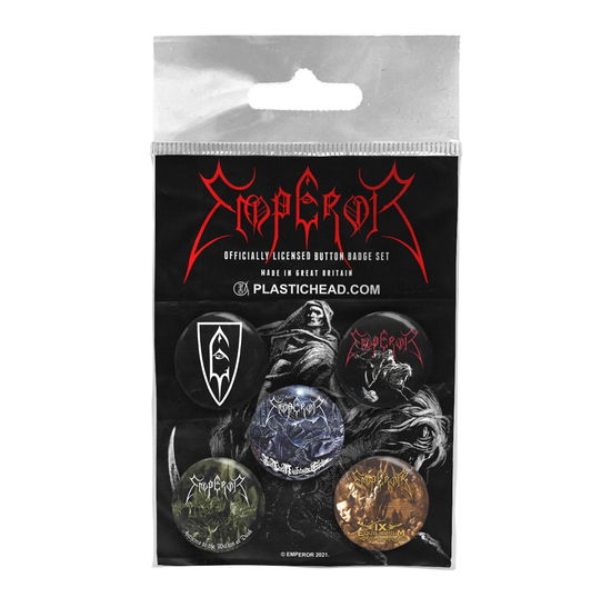 Emperor Button Badge Set - Emperor - Koopwaar - PHM BLACK METAL - 0803341562295 - 11 februari 2022