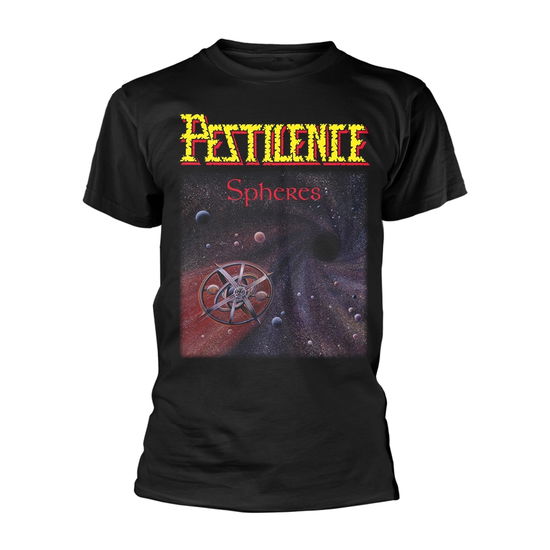 Cover for Pestilence · Spheres (T-shirt) [size XL] [Black edition] (2019)