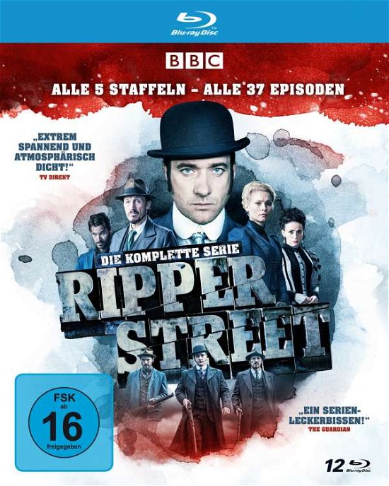 Cover for Macfadyen,matthew / Flynn,jerome / Rothenberg,adam/+ · Ripper Street-die Komplette Serie (Blu-ray) (2018)