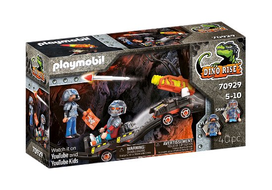 Cover for Playmobil · Playmobil 70929 Dino Mine Raket Kart (Toys)