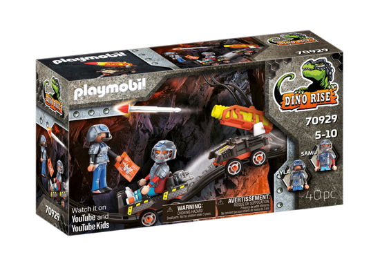 Cover for Playmobil · Playmobil 70929 Dino Mine Raket Kart (Spielzeug)