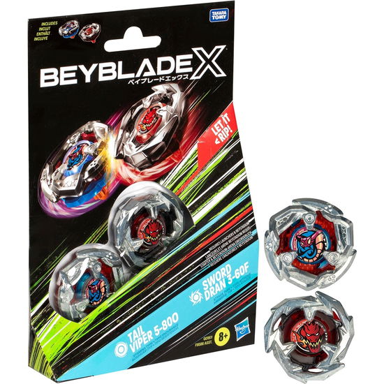 Cover for Hasbro · Beyblade X  Dual Pack  Tail Viper 5800 Stamina  Sword Dran 360F Attack Toys (MERCH)