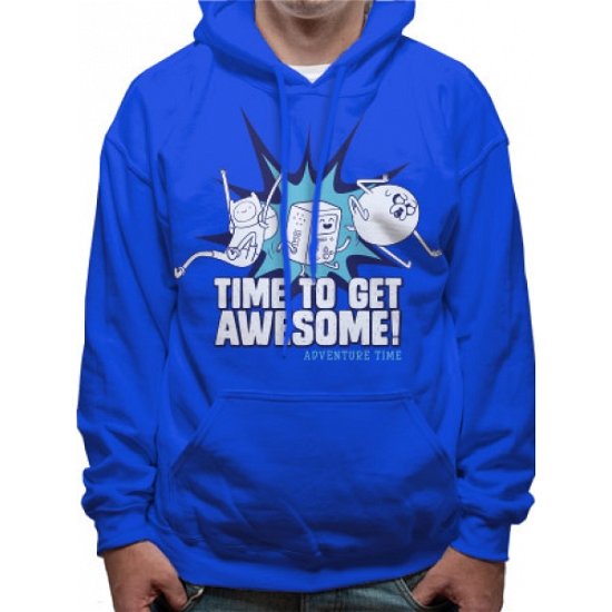 To Get Awesome (Pullover Hoodie) - Adventure Time - Merchandise -  - 5054015185295 - 
