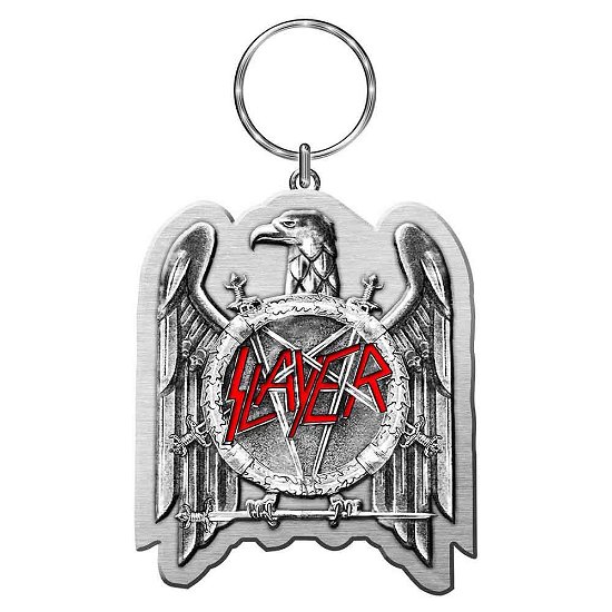 Slayer Keychain: Eagle (Enamel In-Fill) - Slayer - Mercancía - Unlicensed - 5055339716295 - 28 de octubre de 2019