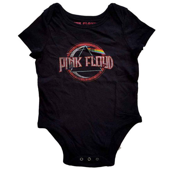 Cover for Pink Floyd · Pink Floyd Kids Baby Grow: Vintage Dark Side of the Moon Seal (9-12 Months) (CLOTHES) [Black - Kids edition]