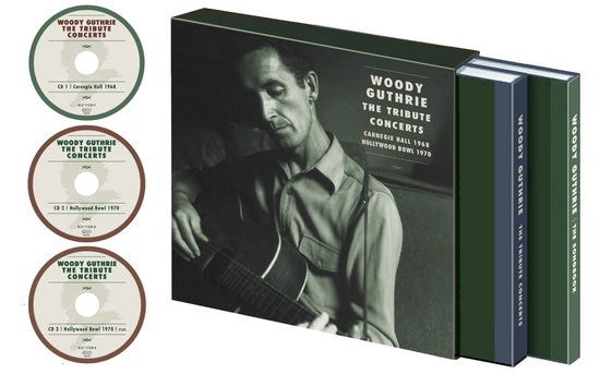 Cover for Woody Guthrie · Woody Guthrie - the Tribute Concerts - Carnegie Hall 1968, Hollywood Bowl 1970 (CD) (2025)