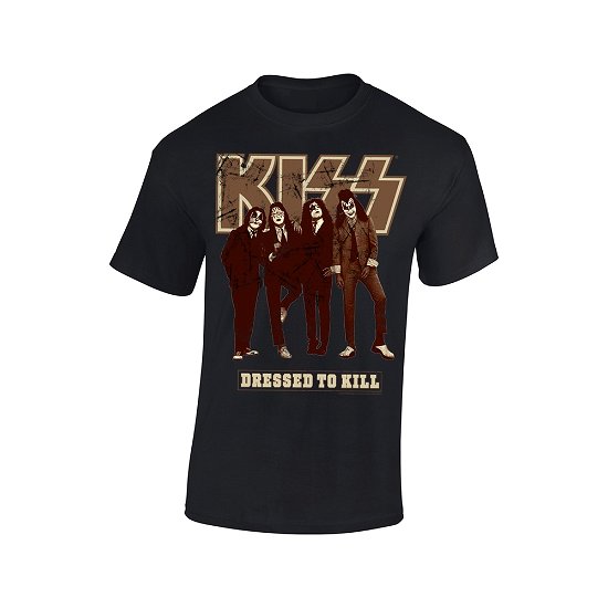 Cover for Kiss · Dressed to Kill (Kids 7-8) (T-shirt) (2018)