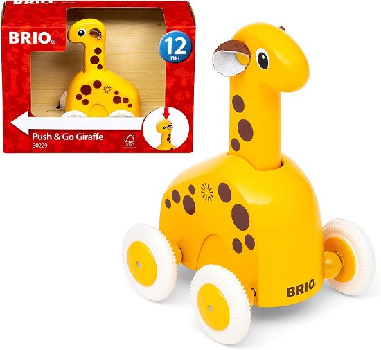 Cover for Brio · Brio - Push &amp; Go Giraffe (30229) (Legetøj)