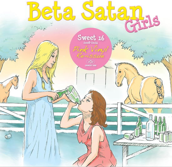 Cover for Beta Satan · Girls (Pink Vinyl Re-issue) (LP) (2024)