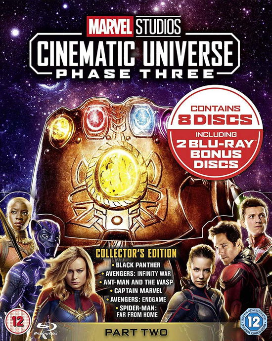 Marvel Cinematic Universe Phase 3 Part 2 Box set (Region Free - NO RETU · Marvel Cinematic Universe Phase 3 Part 2 Box set (8 Discs) (Region Free - NO RETURNS) (Blu-Ray) [Coll. edition] (2019)