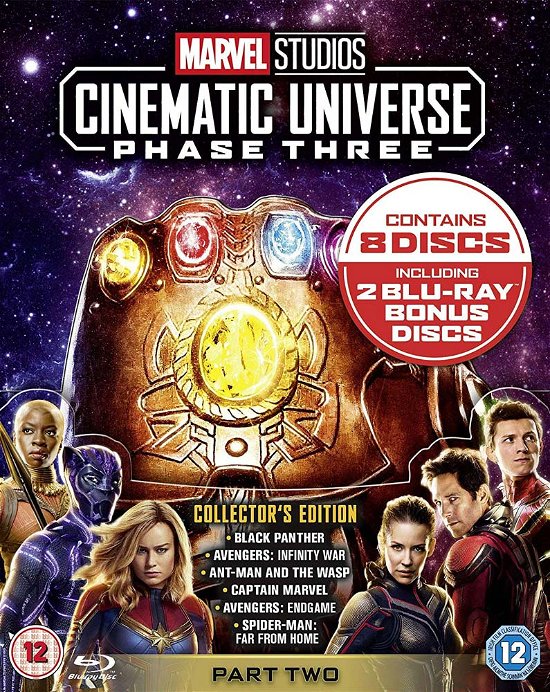 Cover for Marvel Cinematic Universe Phase 3 Part 2 Box set (Region Free - NO RETU · Marvel Cinematic Universe Phase 3 Part 2 Box set (8 Discs) (Region Free - NO RETURNS) (Blu-ray) [Coll. edition] (2019)