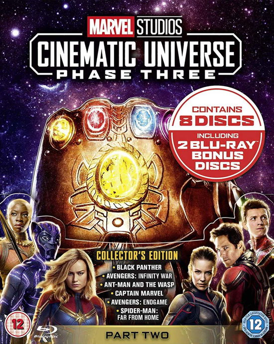 Cover for Marvel Studios Cinematic Unive · Marvel Studios Cinematic Universe Phase 3 Part 2 (6 Films) (Blu-ray) [Coll. edition] (2019)