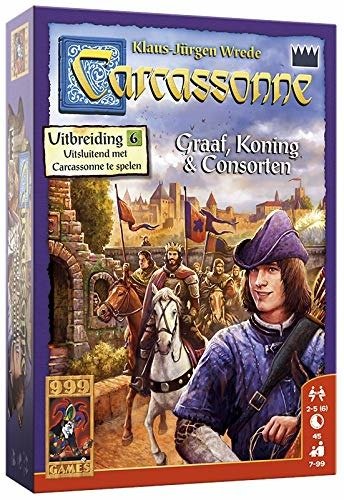 Cover for 999Games · Carcassonne - Graaf Koning en Consorten Bordspel (Leksaker)