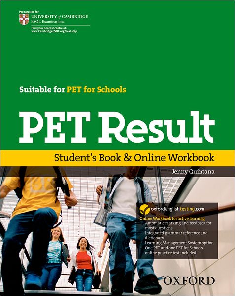 Cover for Jenny Quintana · PET Result:: Student's Book &amp; Online Workbook - PET Result: (Book) (2010)