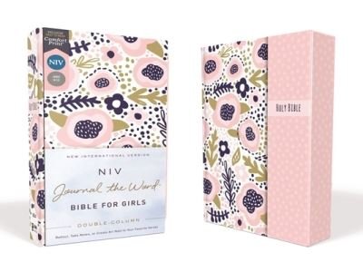 Cover for Zondervan Zondervan · NIV, Journal the Word Bible for Girls, Double-Column, Hardcover, Pink, Magnetic Closure, Red Letter, Comfort Print: Reflect, Take Notes, or Create Art Next to Your Favorite Verses - NIV Journal the Word Bible (Hardcover Book) (2020)